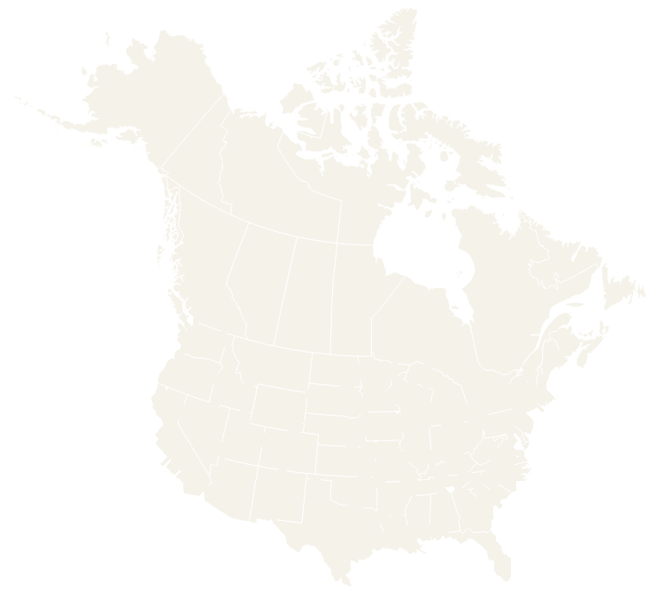 Map of North America